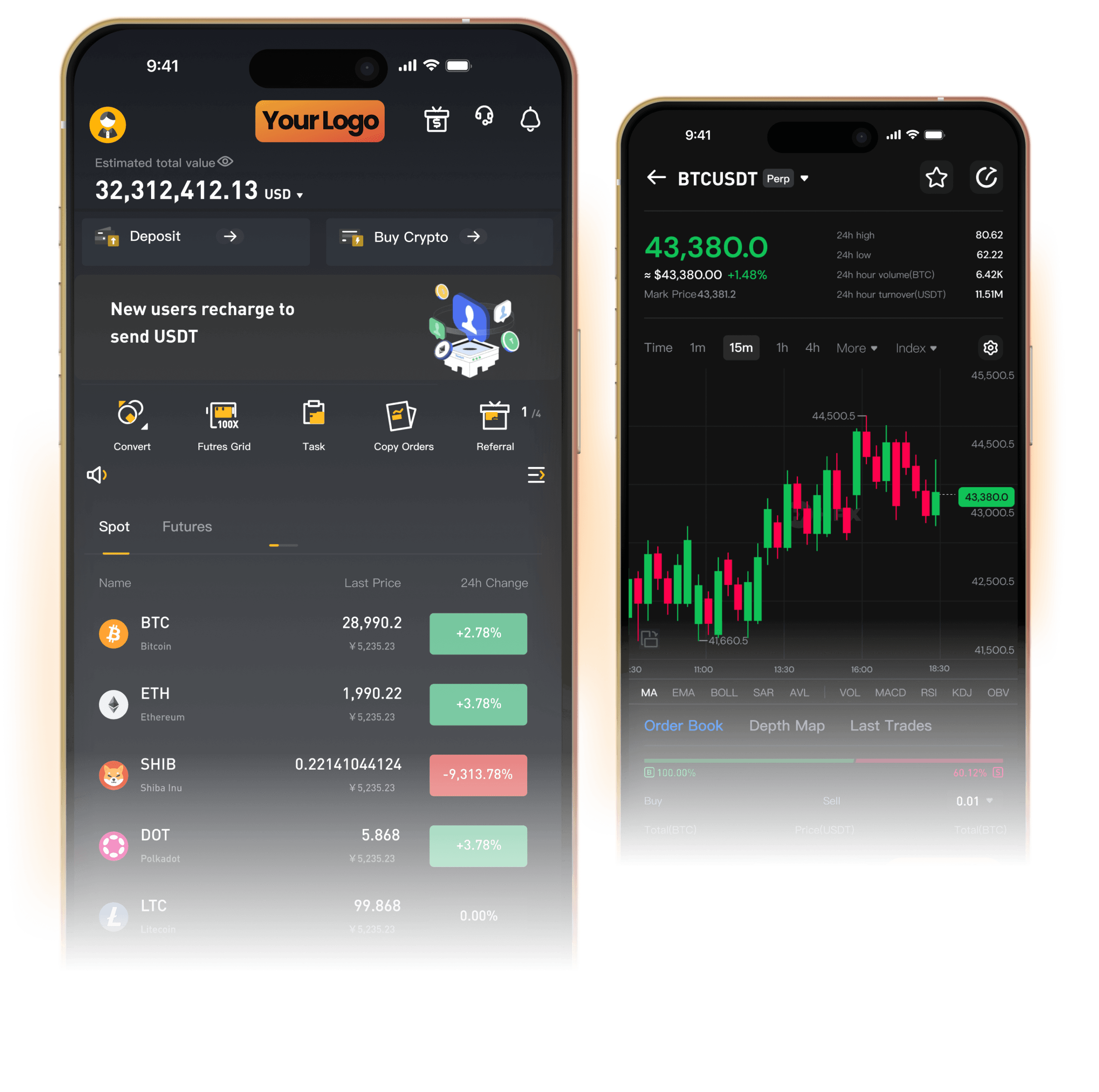 TinyTrader Trading Platfrom UI