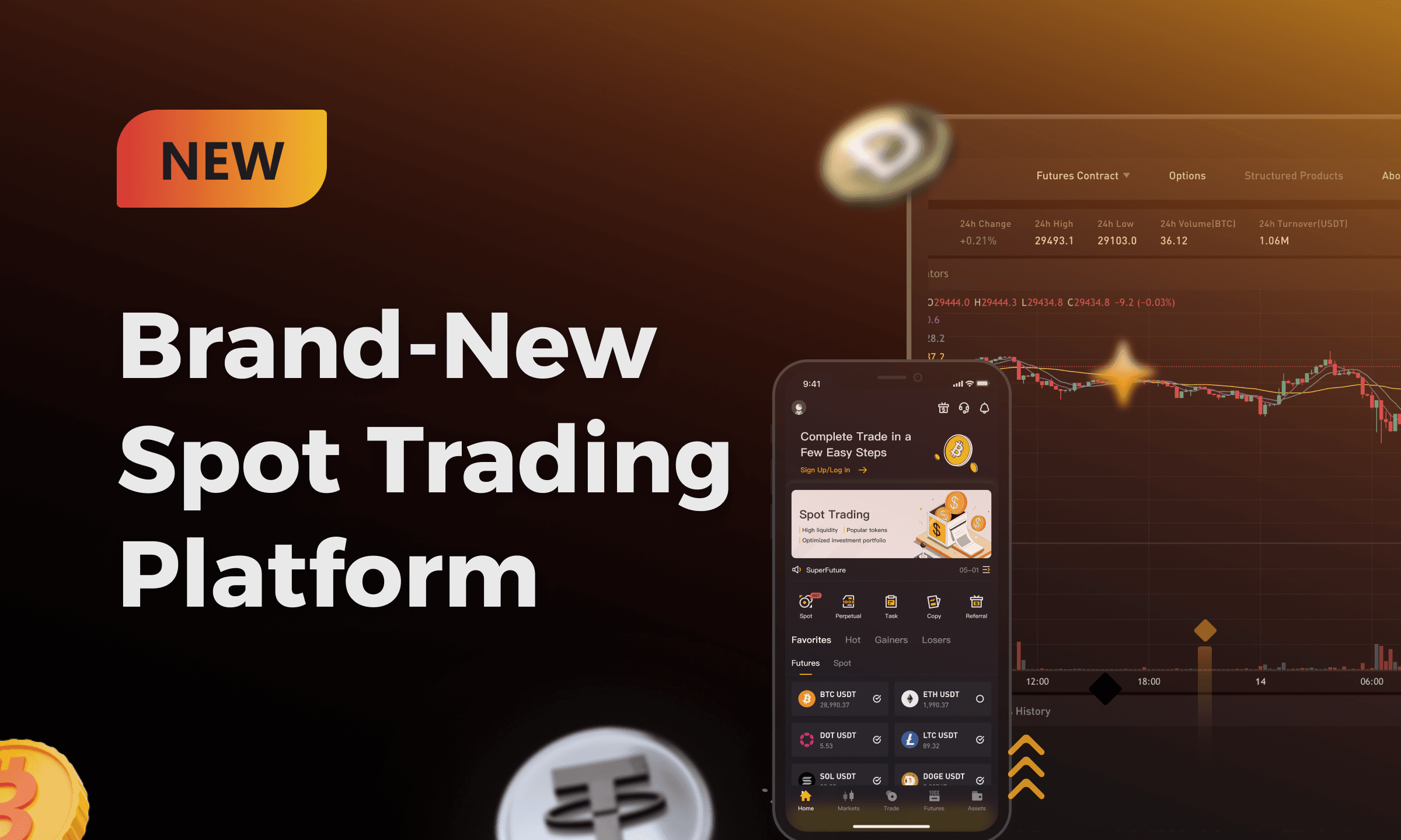 Brand-New Spot Trading Platform